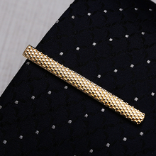 KFLK quality cufflinks stickpin gift tie pin men golden Crimped wire tie clip cufflinks stickpin 2018new products guests 2024 - buy cheap