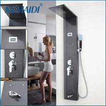 KEMAIDI  New Arrival Bathroom Rainfall Shower Panel Rain Massage System Faucet with Jets Hand Shower Bathroom Faucet Tap Mixer 2024 - buy cheap