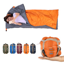 LIXADA 190*75cm Envelope Sleeping Bag Adult Camping Outdoor Mini Walking beach Sleeping Bags Ultralight Travel Bag Spring Autumn 2024 - buy cheap