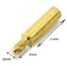 10pcs M3x 13+6mm Brass Hexagonal Threaded Spacers Hexagon Copper Post 2024 - buy cheap