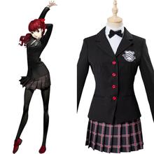 Disfraz de la Persona 5, traje de Cosplay de Yoshizawa real, Kasumi, uniforme escolar, falda para niñas y mujeres 2024 - compra barato