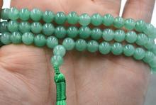 Jewelry Pearl Necklace new 6mm stone Buddhist Aventurine fine stone 108 Prayer Beads Mala Bracelet Necklace Free Shipping 2024 - buy cheap