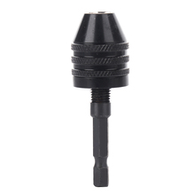 0.3-6.5mm 1/4 Inch Drill Bit Chuck Clip Drill Keyless Chuck Plastic Sleeves Hex Shank Rod Adapter Machine Tool Part 2024 - buy cheap