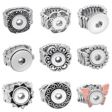 hot sale charming Elegant  Metal snap rings trendy flexible fit 12MM&18MM snap buttons DIY fittings wholesale 2024 - buy cheap