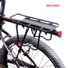 Portaequipajes de bicicleta, estante trasero de carga, aleación de aluminio, 50kg, ajustable, tija de sillín 2024 - compra barato