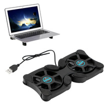 New 100% USB Cooling 2 Fans Cooler Cooling Pad for Laptop Notebook 2024 - buy cheap