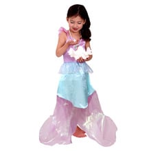 M-XL New Girls Halloween mermaid tail Costumes Kids princess Cosplay fairy Role play children's day gift Stage performance dress 2024 - buy cheap