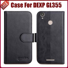 Hot Sale! DEXP GL355 Case New Arrival 6 Colors High Quality Flip Leather Protective Cover For DEXP GL355 Case Phone Bag 2024 - buy cheap