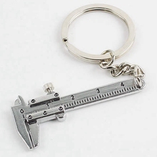 Mini Protractor Vernier Caliper Key Ring Car Styling Accessories Keychain Automobile Turbo Key Chains For Volkswagen Ford BMW 2024 - buy cheap