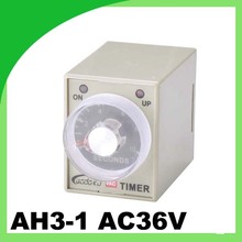 AC 36V Delay Timer Time Relay 0~60 Minute AH3-1 2024 - buy cheap