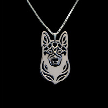 New  Unique Romantic Gold Silver Color German Shepherd dog Pendant Necklace Hunger Games Necklace Women Best Friend Choker 2024 - buy cheap