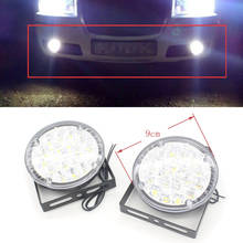 Dongzhen 2X 12V LED Car Flexible Daytime Running Lights LED DRL Fog Lamp Round Warning Fog Light Driving Light Bulb Car Styling 2024 - buy cheap