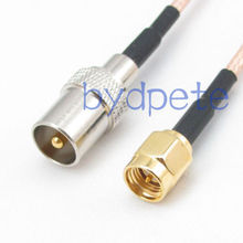 Cable IEC TV DVB-T male plug to SMA male plug straight RG316 Jumper pigtail 4inch~10FT 2024 - buy cheap