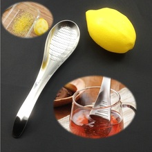 Stainless Steel Spoon Shape Lemon Zester Mixer Ginger Grater Wasabi Garlic Grinding Tools Cheese Grater Mixing Spoon QB878074 2024 - buy cheap