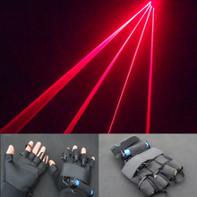 Guantes láser rojos para Bar, club nocturno, actuaciones de escenario, accesorios fluorescentes, festival de Música, gafas luminosas LED 2024 - compra barato