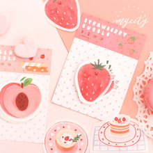 Cream cake food memo pad planner sticky note paper sticker kawaii stationery pepalaria office school supplies 30 pages 2024 - buy cheap
