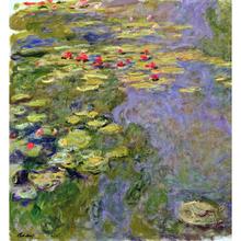 WaterLilies by Claude Monet Reproduction oil painting Canvas art Handmade High quality 2024 - buy cheap