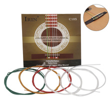 C105 High Quality Colorful Rainbow Acoustic Classical Guitar String Set(.028-.043) Nylon Core Colorful Coated Copper Alloy Wound 2024 - buy cheap