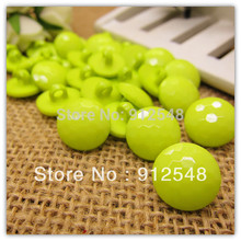 100pcs green Nylon Sewing Buttons Scrapbooking 14mm,002 2024 - buy cheap