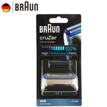 Braun lâmina de barbear elétrica 20s para a série 2000 barbeador elétrico 20s z20 z30 z40 2876 5732 cruzer4 cruzer5 2024 - compre barato