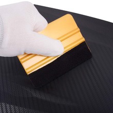 EHDIS Window Foil Tint Tool Vinyl Wrap Edge Felt Squeegee Carbon Fiber Film Plastic Scraper Car Styling Auto Sticker Accessories 2024 - buy cheap