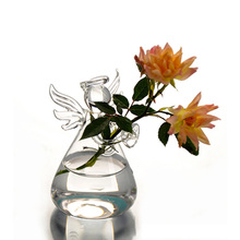 Красивый Хрустальный Ангел, подвесная стеклянная ваза, Террариум, контейнерный горшок, инструмент для домашнего декора #75128 2024 - купить недорого