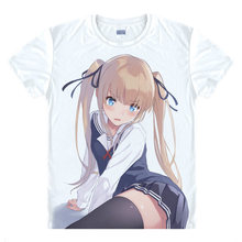 Saekano T-Shirt Megumi Kato Shirt Man t-shirts Anime Products cute style women summer shirts Anime Girl Action Figures cartoon a 2024 - buy cheap