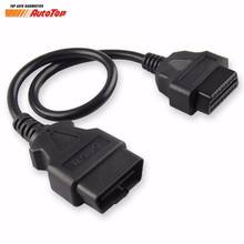 OBD2 Cables Adapter OBD OBD2 16 Pin Male To 16 Pin Female Connector Adapter OBD2 OBD II Extension Diagnostic Cable 2024 - buy cheap