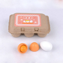 6 unids/set cocina juguete niñas conjunto de juguetes de simulación yema comida huevo grupo preciosa cocina de bebé juguetes educativos de los niños 2024 - compra barato