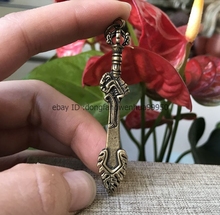 Feng shui tradicional chino bronce latón suerte espada amuleto colgante 2024 - compra barato