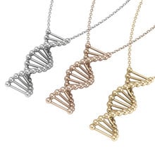 Wholesale Dna Necklace,  Dna Jewelry, Science Necklace, Biology Necklace, Dna Pendant, Dna Charm, Molecule Necklace 2024 - buy cheap