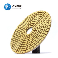 Z-LION 3PCS 5" Flexible Diamond Polishing Pad 125mm Wet Use Diamond Sanding Disc For Stone Granite Marble Ceramic Tile Grinding 2024 - buy cheap