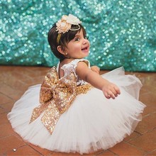 Модное платье для девочек с блестками и цветами, вечернее свадебное платье принцессы на день рождения, одежда для маленьких девочек, детские платья для девочек 2024 - купить недорого