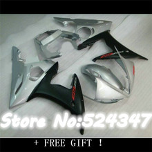 Fei-Body parts for  R6 fairing kits 2003 2004 2005 silver black YZF R6 motorcycle fairings bodywork kit 03 04 05 2024 - buy cheap