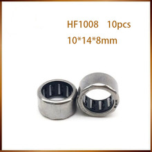 Hf1008-rodamiento de aguja de embrague unidireccional, rodamiento de empuje de acero, 10x14x8mm, 2018, venta rápida, Hf1008 2024 - compra barato