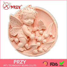 High Quality Fairy Girl Bell Silicone Handmade Fondant Mold DIY Mold Cake Decorating Tools Angel Soap Mold Moulds PRZY No.s406-1 2024 - buy cheap