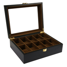 10 решеток деревянная коробка для часов держатель для хранения ювелирных изделий Органайзер чехол для часов коробка для ювелирных изделий 2024 - купить недорого