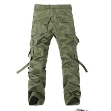 Pantalones Cargo de invierno para hombre, pantalón con bolsillos, estilo militar, algodón, elásticos, flexibles 2024 - compra barato