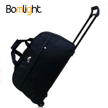 BomLight New Waterproof  Luggage Bag Thick Style Rolling Suitcase Trolley Luggage Women&Men Travel Bags Suitcase With Wheels 2024 - buy cheap