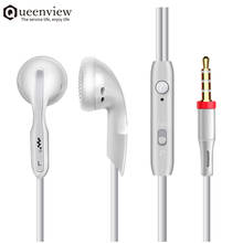 Queenview Wired Earphones Sport Headfones With MIC 3.5MM Audio Jack Stereo Bass Headset For iPhone Samsung HTC Xiaomi Computer 2024 - buy cheap