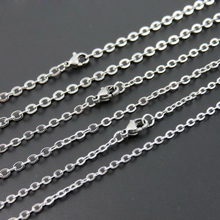 100pcs/lot 1.5/2/2.4/3.2mm Wide Wholesale In Bulk Stainless Steel Welding Strong Thin Cross Chain Men's DIY Necklace 2024 - buy cheap