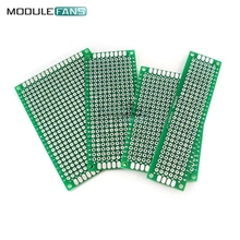 4PCS Double Side Prototype PCB Tinned Glass Fiber BreadBoard 5x7 4x6 3x7 2x8CM FR4 5 x 7 2 x 8 4 x 6 3 x 7 CM 2024 - buy cheap