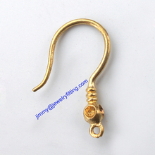 Jewelry findings Wholsale Raw brass Vintage Earring Hooks French Earring hook Earring Accessories for jewelry making earwire 2024 - buy cheap