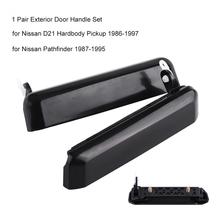 1 Pair Car Outside Exterior Door Handle Front Left + Right Set for Nissan D21 Hardbody Pickup Pathfind Car Styling 2024 - buy cheap