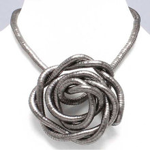 manufacture high quality 5mm 90cm iron bendable flexible snake necklace 10pcs/pack 2024 - buy cheap