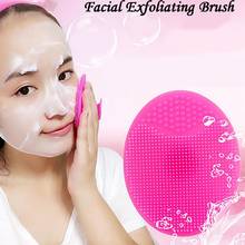 Silicone Beauty Washing Pad Facial Exfoliating Blackhead Face Cleansing Brush Tool Soft Deep Cleaning Face Brushes High Quality 2024 - buy cheap