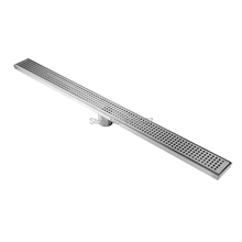 Bagnolux New 600/700/800/900/1000mm High Quality Square 304 Stainless Steel Long Linear Floor Grate Waste Bathroom Shower Drain 2024 - buy cheap