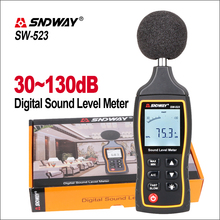 SNDWAY Mini Digital Noise Sound Level Meter Describe Meter 30-130dBA 1.5 DB Accuracy LCD Sound Level Meter Tester SW-523 2024 - buy cheap