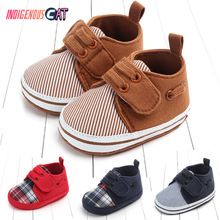 Leisure Time Male Baby Soft Sole of Shoes Magic Subsidies Baby Shoes Newborns Toddler Crib First Walkers Skid-Proof Shoes 2024 - buy cheap