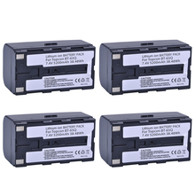 Batmax-Paquete de 4 baterías de iones de litio, 5200mAh, BT-65Q, BT, 65Q, para Topcon GTS 900 y GPT 9000, estación Total 2024 - compra barato